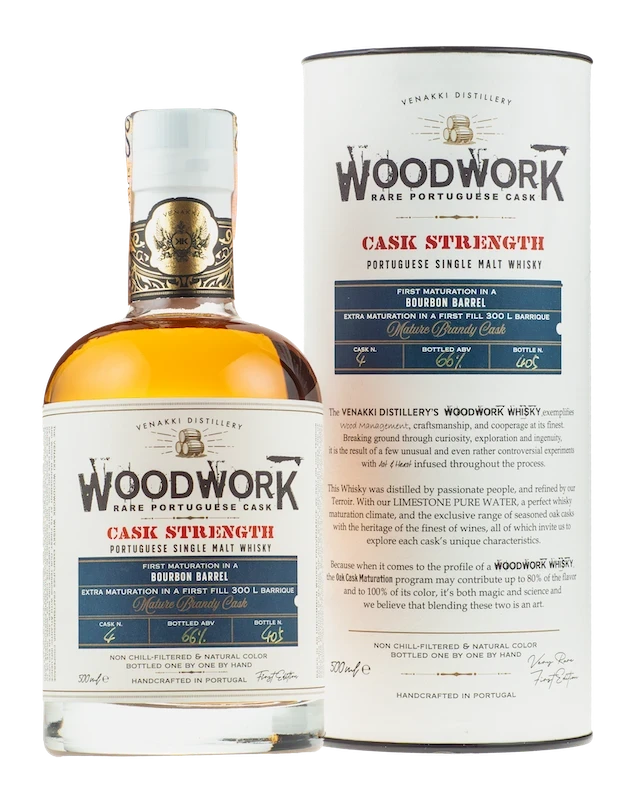 Venakki Distillery Woodwork Single Malt Whisky Mature Brandy Cask Nº 4
